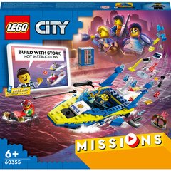 Магазин обуви Конструктор LEGO City Детективные миссии водной полиции 60355